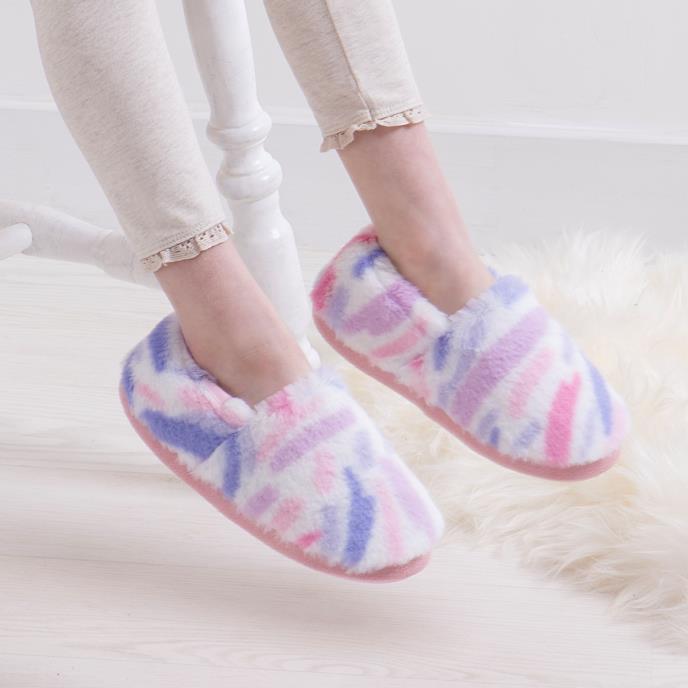 totes toasties® Girls Short Full Back Slippers Multi